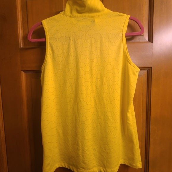 Lija Yellow Golf Tennis Sleeveless Top Sz M - Picture 5 of 6